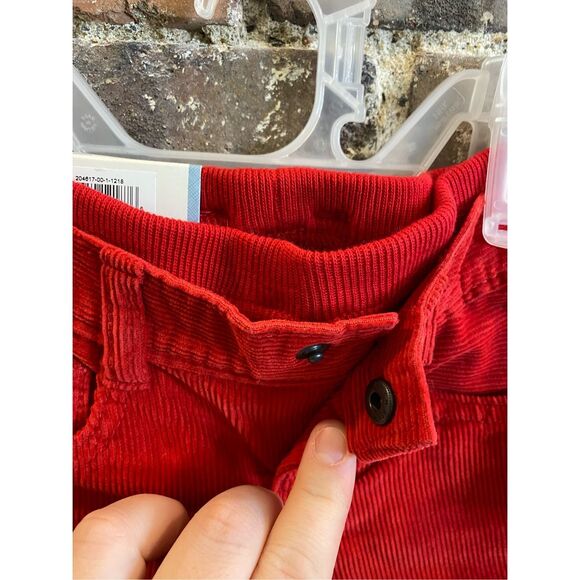 babyGAP Red Corduroy Pull-on Pants Baby/Toddler Size 12-18 Months NWT - Picture 5 of 9